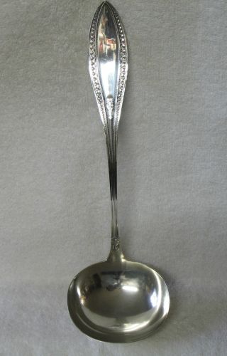 Indian Whiting Sterling Silver Antique 13” Soup Ladle No Mono photo