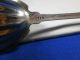 Rare Antique Coin Silver Medallion Serving Spoon Ribbed Bowl 8 - 1/4 