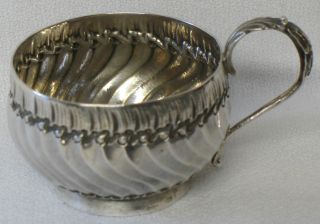 French Boivin Sterling Silver Wine Taster Cordial Cup photo