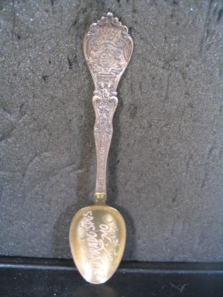 Sterling Vintage El Dorado Springs Missouri Souvenir Spoon photo