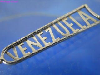 Vintage Sterling Silver Venezuela Souvenir Spoon photo