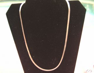 Sterling Silver Necklace - Serpentine Chain (24 Inches) photo