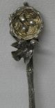 Gorham Birds Nest Sterling Silver Sugar Spoon Aesthetic 3 - D Figural Other photo 1