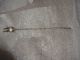 Sterling Silver Pickle Or Olive Fork Long 8 Inches Ssmc Twisted Handle Other photo 1