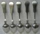 F A Durgin American Coin Silver Teaspoon Set Of 5 St Louis Missouri Other photo 4