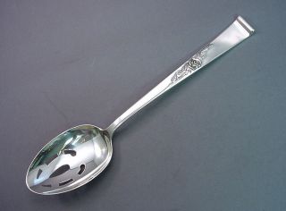 Classic Rose - Reed&barton Sterling Pierced Table Serving Spoon photo