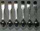 Thomas Whartenby American Coin Silver Tablespoon Philadelphia 1811 - 1850 Set Of 6 Other photo 2