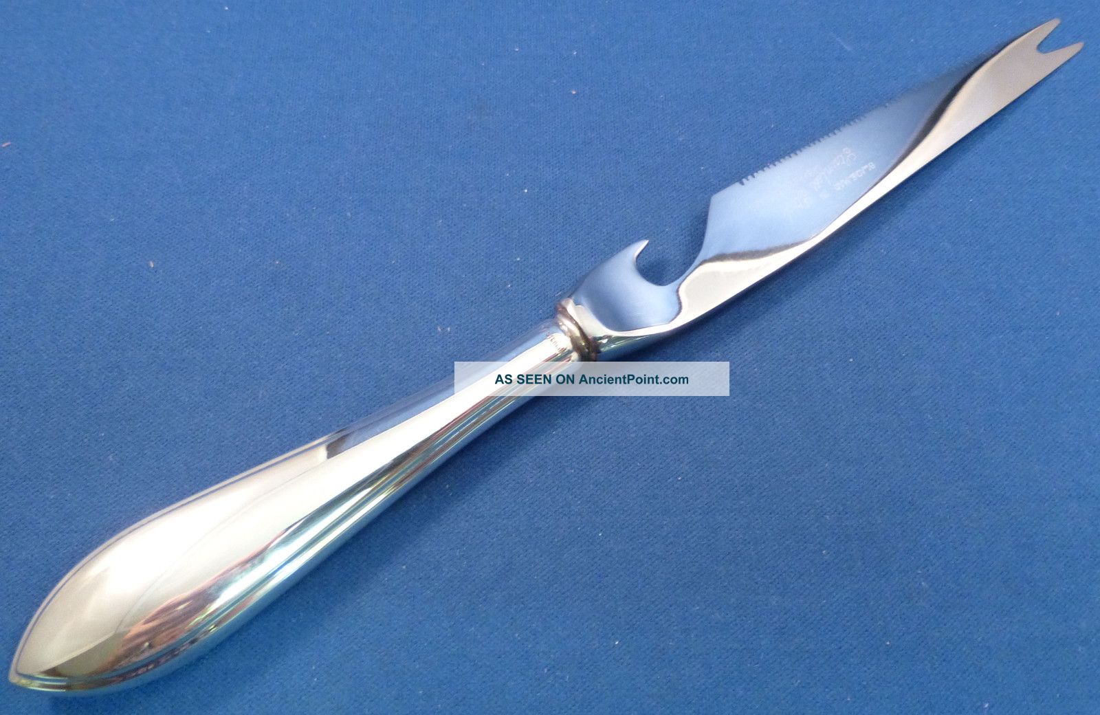 Wonderful Plain Sterling Handled Bar Knife Other photo