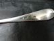Rare Sterling Silver Tea Spooncirca 1800 Maker Marks Only Other photo 1