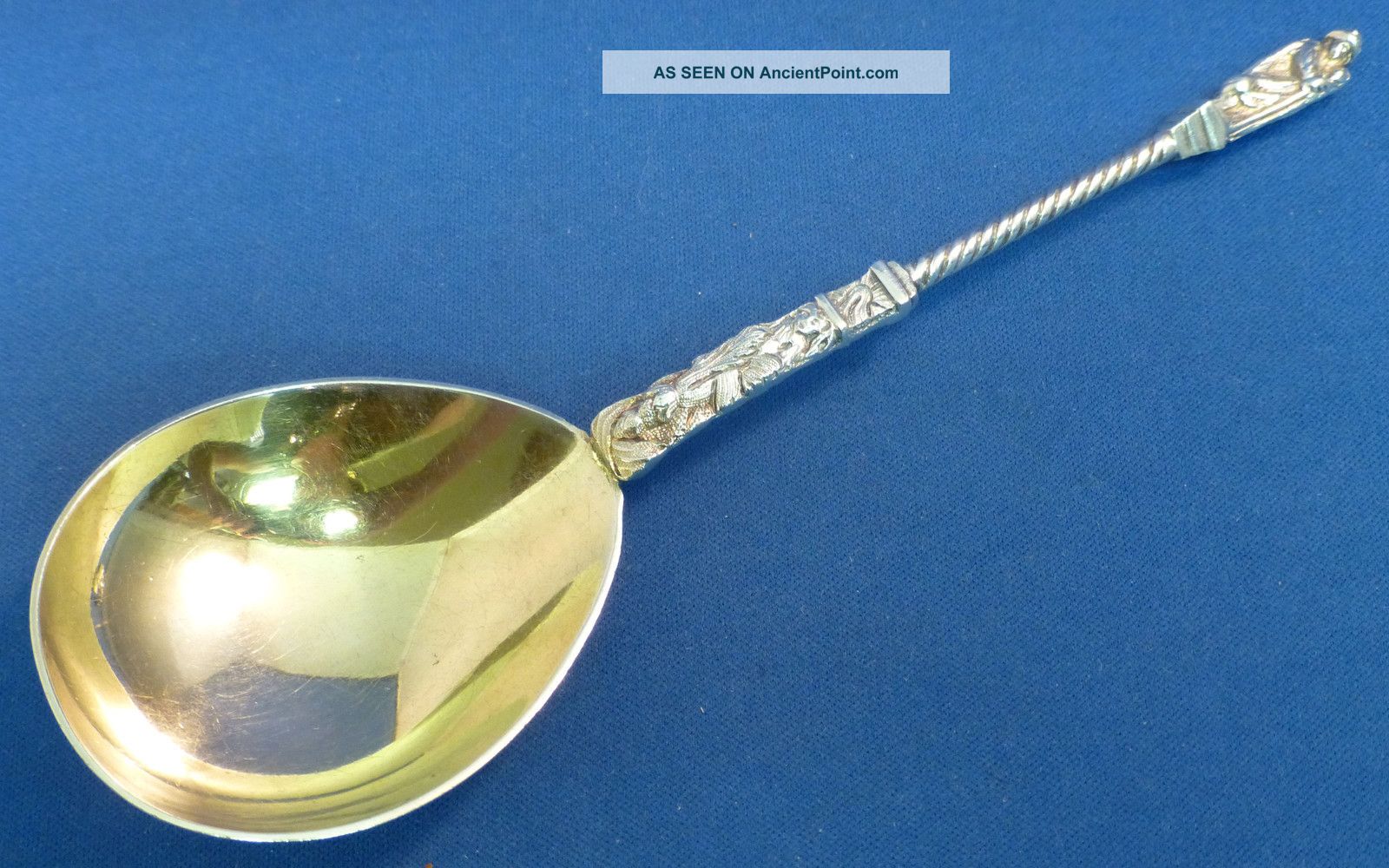 Victorian English Sterling Figural Spoon 1881 - 82 Other photo