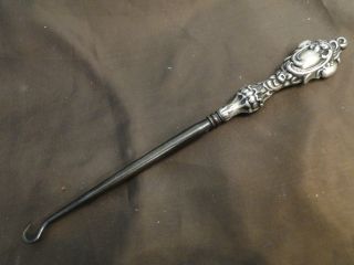 Button Hook Sterling Silver Made In Birmingham 1900 photo