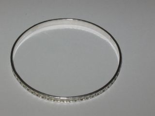 Antique/vintage Sterling Silver Bangle Arm Bracelet - 2 1/2 
