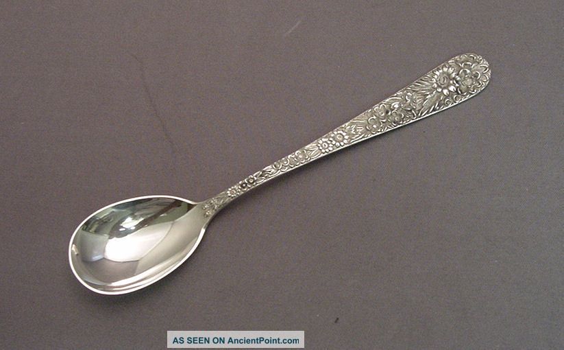 Repousse - Kirk Sterling Individual Fruit Cocktail Spoon Other photo