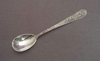 Repousse - Kirk Sterling Individual Fruit Cocktail Spoon photo