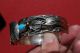 Sterling Womans Watch - Quartz - Sterling Band With Turquoise - Made By Jj Other photo 3