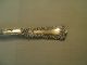 Wonderful Antique Sterling Silver Butter Knife W/ Embossed Scroll Design Other photo 1