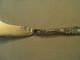 Wonderful Antique Sterling Silver Butter Knife W/ Embossed Scroll Design Other photo 2