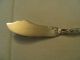Wonderful Antique Sterling Silver Butter Knife W/ Embossed Scroll Design Other photo 3