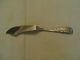 Wonderful Antique Sterling Silver Butter Knife W/ Embossed Scroll Design Other photo 4