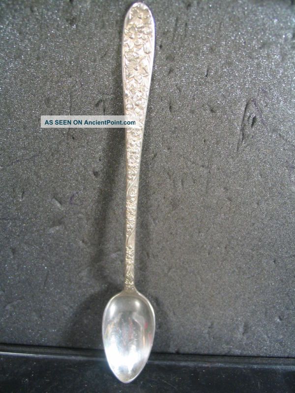 Sterling National Narcissus Iced Ice Tea Spoon 7 