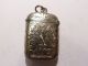 Solid Silver Minature Chatelain Vesta Case 1895 Birmingham Other photo 1