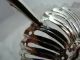 Antique Dutch Solid Silver Pierced Serving Spoon,  Very Decorative Other photo 3