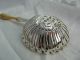 Antique Dutch Solid Silver Pierced Serving Spoon,  Very Decorative Other photo 6