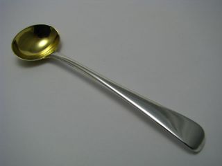 Georgian Solid Sterling Silver Mustard Spoon,  By Barkers,  England,  C1801,  Excellent photo