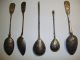 5 Rare Russian Mark 84 Silver Spoons (1) Russian Imperial All Over 120 Years Old. Russia photo 1