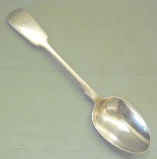 Antique English Sterling Silver Fiddle Tea Spoon Lias London 1847 Mono 