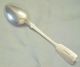 Antique English Sterling Silver Fiddle Tea Spoon Lias London 1847 Mono 