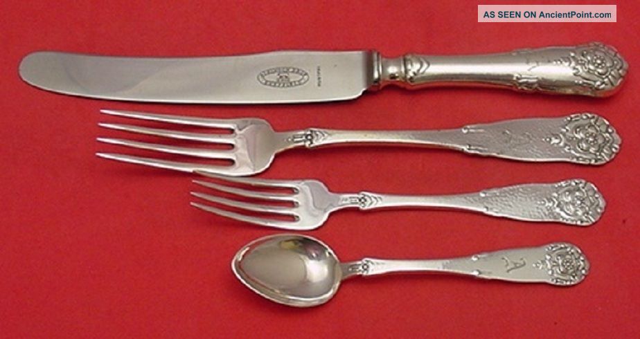 Hardanger By Th.  Olsens Sterling Silver Flatware Set Service Dinner 59 Pieces Other photo