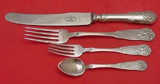 Hardanger By Th.  Olsens Sterling Silver Flatware Set Service Dinner 59 Pieces photo