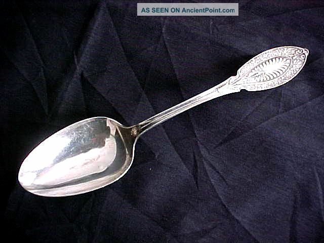 Palmer & Bachelder Antique Sterling Silver Serving Spoon,  Ca 1874 Other photo