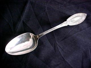 Palmer & Bachelder Antique Sterling Silver Serving Spoon,  Ca 1874 photo