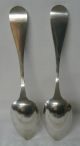 Hendrick Antique Coin Silver Tablespoon Serving Spoon Nashua Nh C.  1875 - 1900 Other photo 4