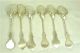 6 Antique Ball Black & Co.  Sterling Silver Sugar Spoons Other photo 2
