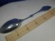 Rare Antique Schulz & Fisher Coin Silver Medallion Teaspoon 6 