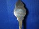 Rare Antique Schulz & Fisher Coin Silver Medallion Teaspoon 6 
