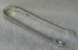 Peter & Ann Bateman Sterling Silver Sugar Tongs London Circa 1799 Anne photo