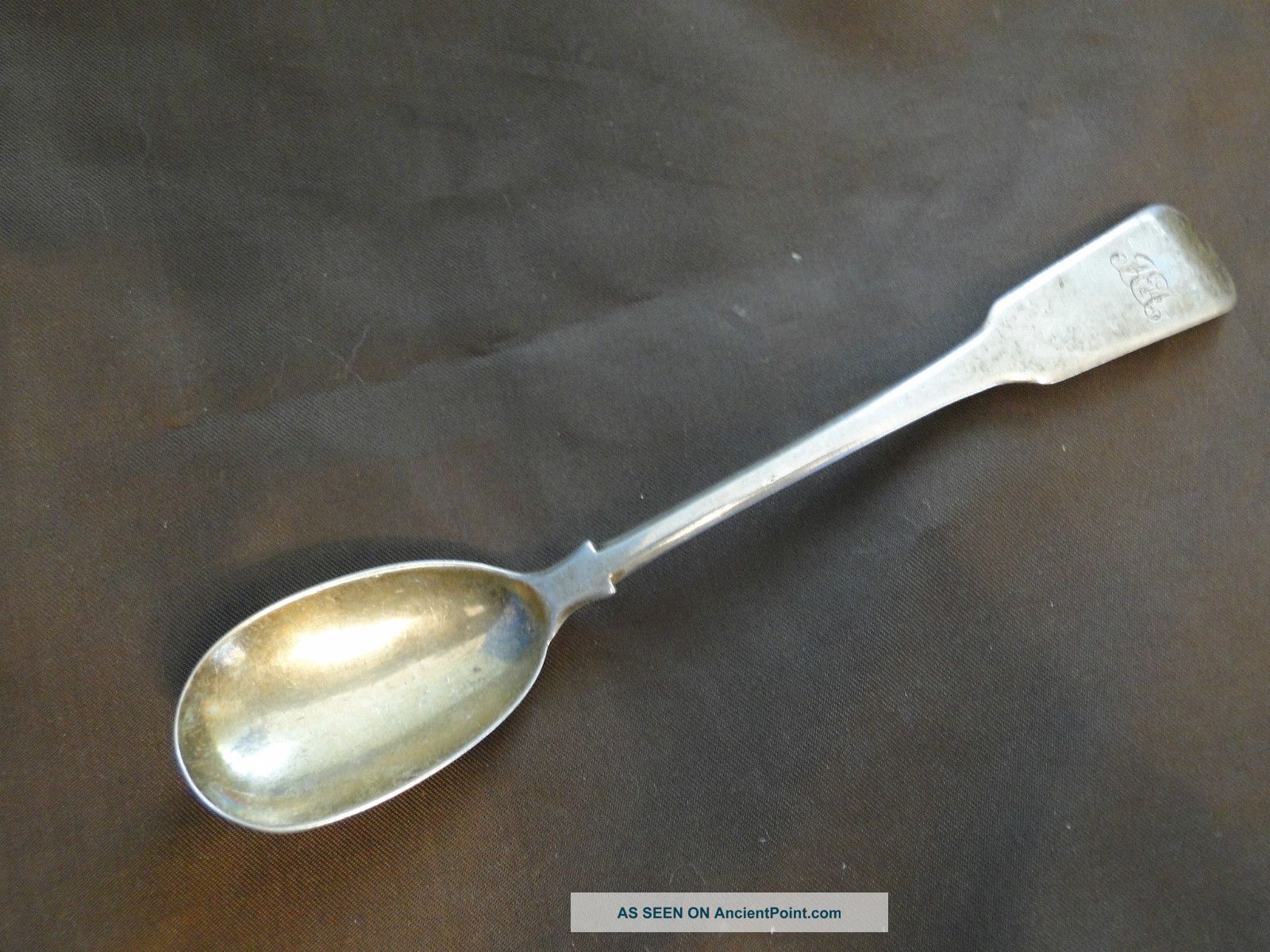 Mustard Spoon English George Iv - Sterling Silver Made In 1820 Other photo