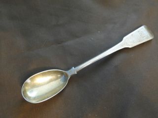 Mustard Spoon English George Iv - Sterling Silver Made In 1820 photo