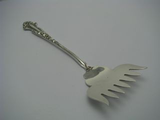 Art Nouveau Sterling Silver Fork Sardine Serving Fork By Roswell Blackinton 1904 photo