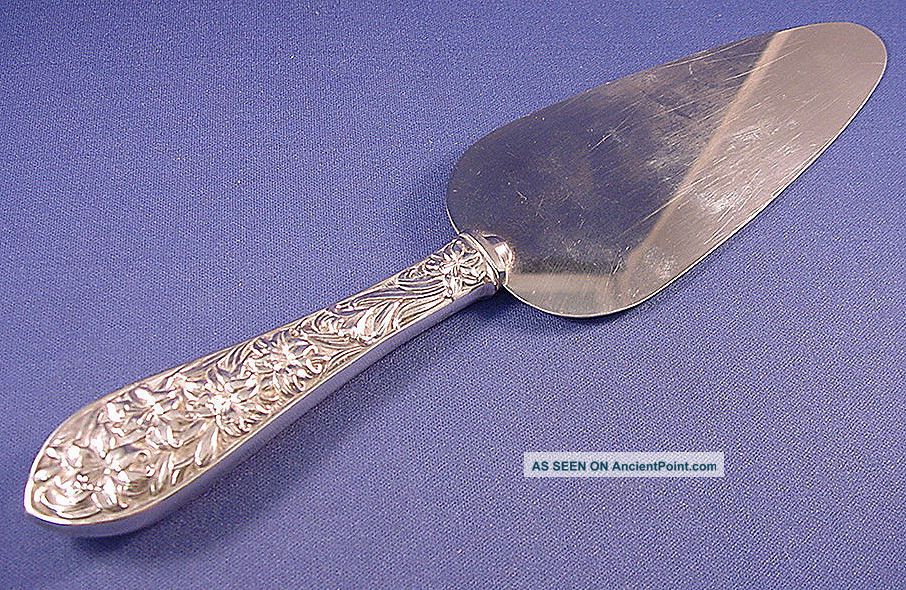 Tiger Lily By Frank M Whiting Sterling Pie Cake Server Other photo