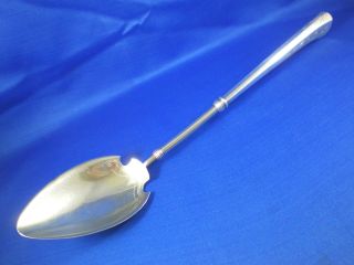 Antique Gorham Sterling Angelo Pattern Large Serving/stuffing Spoon Engraved photo