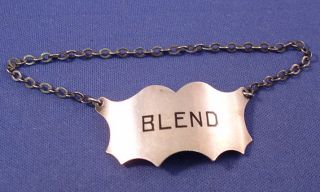 Blend Sterling Liquor Label photo