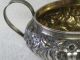 Whiting Sterling Silver Creamer & Sugar Bowl Repousse Art Nouveau Other photo 3