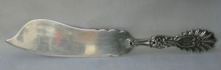 Whiting Radiant Solid Sterling Silver Ice Cream Slice Knife Heavy photo