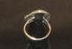 Sterling Silver Oval Mother Of Pearl Ring Size 6 