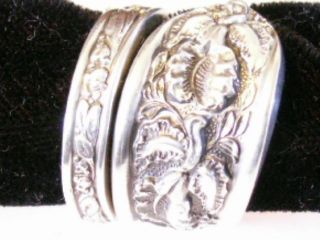 Stieff Corsage Sterling Spoon Ring Spiral Sz 7 - 10 photo
